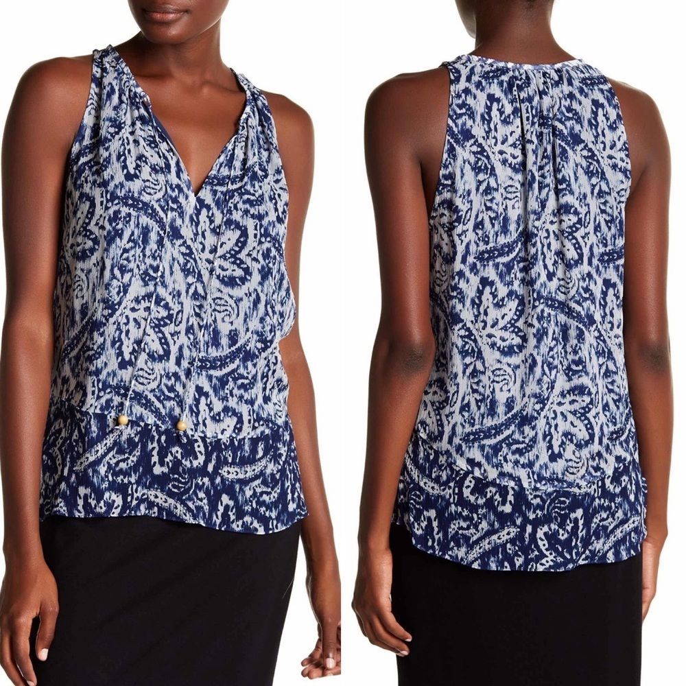 ✨Ramy Brook ✨ Gail Tie Front Tank 🌹